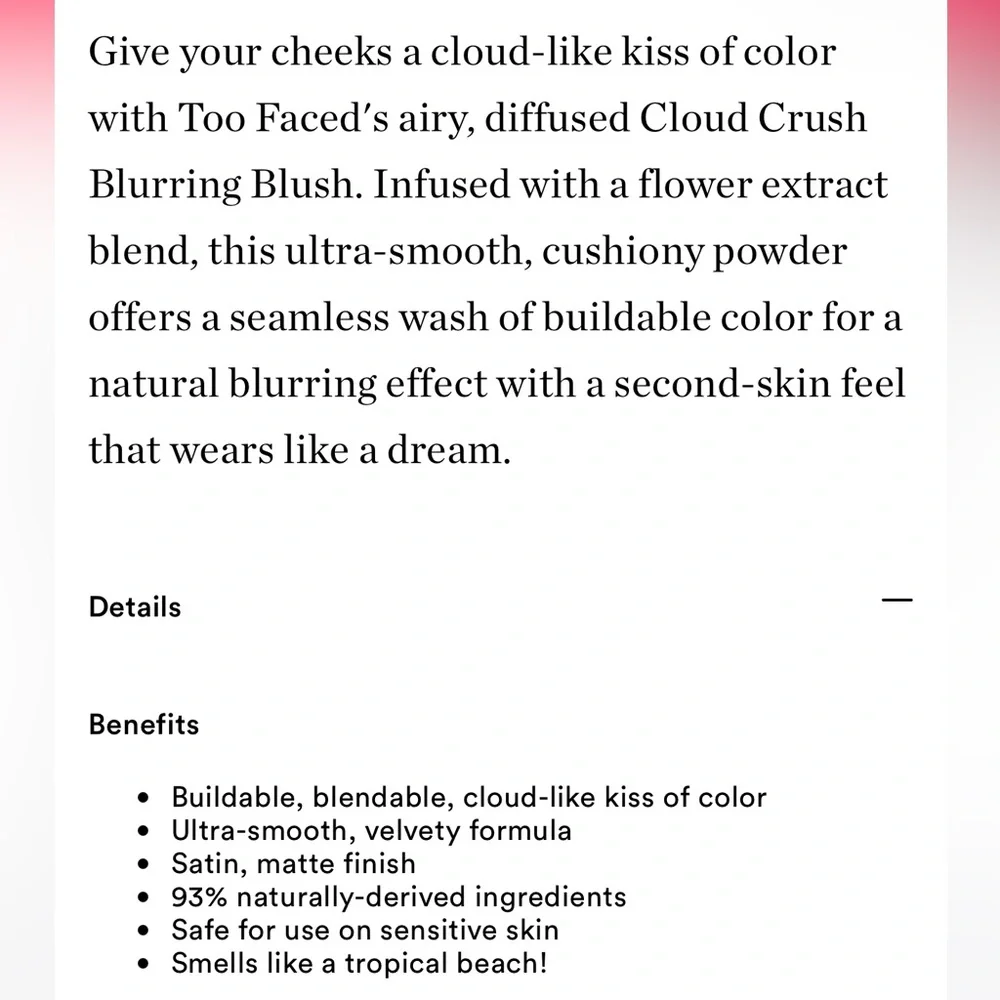 2F ‘Super Candy Clouds’ Cloud Crush Blurring Powder Blush